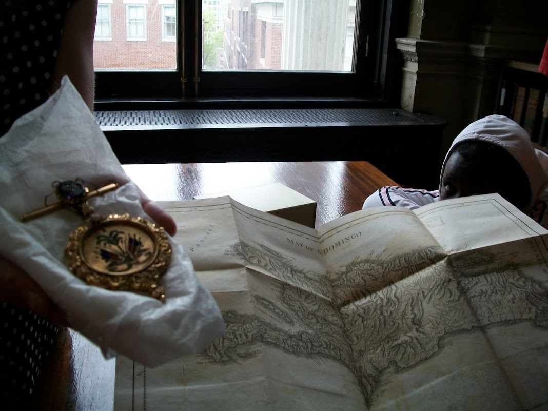 Charles Sumner Medal & Haiti's Map Shown on April Trip 2011